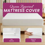 2 LIN-CQN-015-WHT(Queen Mattress Encasements 110 GSM)