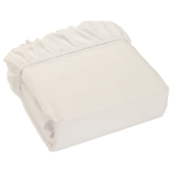 1 pack LIN-TFT-006-WHT (White Twin Fit 100 GSM)