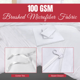 6 LIN-SSK-007-WHT(100 GSM Microfiber Fabric) set