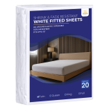 Pack 20 Twin Fitted Sheet